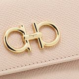 FERRAGAMO Gancini Card Holder Ballet Pink 785211
