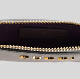 GUCCI Script Small Pouch With Key Fob Grey 790102