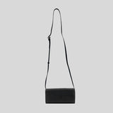 BURBERRY Henley Leather Crossbody Bag WOC Black 80528371