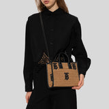 BURBERRY Mini Freya Tote Natural/Black 80661711