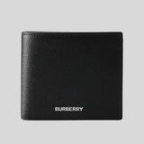 BURBERRY Men's Reg CC Grainy Leather Bifold Wallet Black 81217101