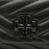 TORY BURCH Small Kira Chevron Flap Shoulder Bag Black/Black 90457