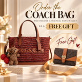 COACH City Mini Tote Bag With Charms Gold/Russet CEU30