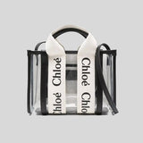 CHLOE Mini Woody Tote Bag In Jelly White CH25UP237P65101