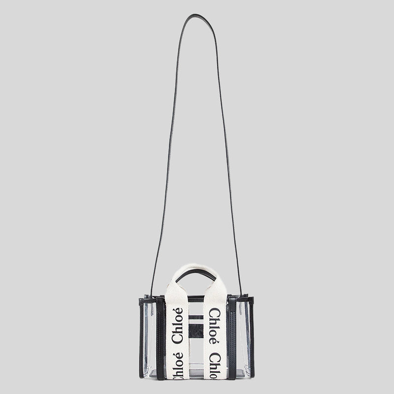 CHLOE Mini Woody Tote Bag In Jelly White CH25UP237P65101
