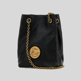 CHLOE Horse Medal Mini Bucket Bag Black CH26SP582O37001