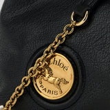 CHLOE Horse Medal Mini Bucket Bag Black CH26SP582O37001