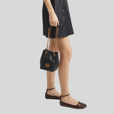 CHLOE Horse Medal Mini Bucket Bag Black CH26SP582O37001