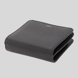 CHLOE Alphabet Compact Wallet In Grained Leather Black CHC22WP765F57