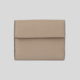 CHLOE Small Envelope Trifold Wallet In Grained Leather Motty Grey CHC25SP543O93