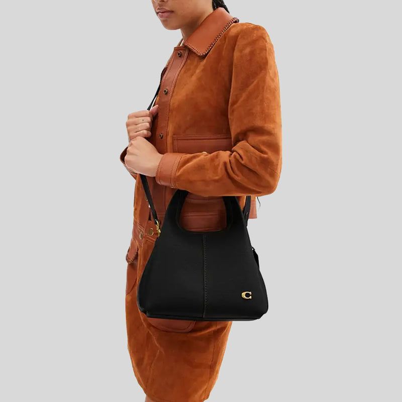 COACH Lana Shoulder Bag 23 Black CM545