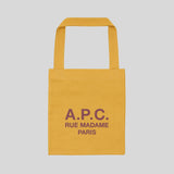 A.P.C. Lou Rue Madame Small Tote Bag OCRE COHMN-M67065