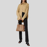 COACH Willow Shoulder Bag In Signature Canvas Tan Rust C2745