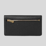 FERRAGAMO Gancini Continental Wallet Black 726510