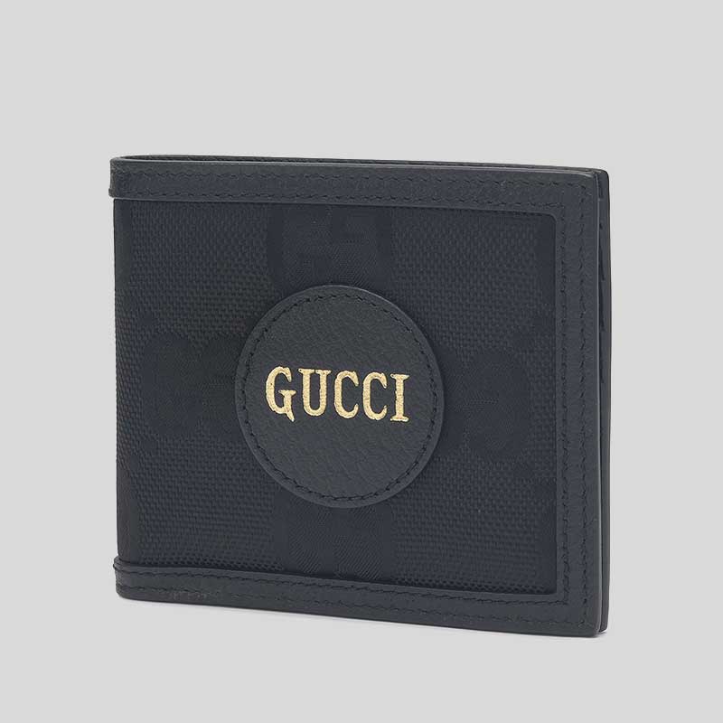 GUCCI Off The Grid GG Nylon Bifold Wallet Black 625573