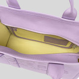 MARC JACOBS The Leather Medium Tote Bag Wisteria H004L01PF21