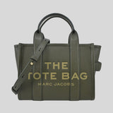 MARC JACOBS The Leather Small Tote Bag Traveler Tote Forest H009L01SP21