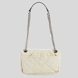 MARC JACOBS Quilted Moto Shoulder Bag Cloud White H172M06PF22