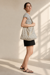 LUSSOCITTA ECO-VOGUE TOTE WHITE