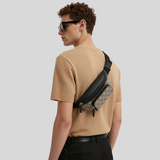 GUCCI GG Supreme Canvas Unisex Belt Bag Beige/Black 779877