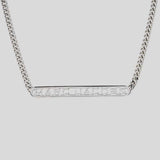 MARC JACOBS The Monogram Chain Necklace Silver J305M03FA22