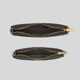 KATE SPADE Duet Spade Flower Quilted Nylon Crossbody Bag Black KK901