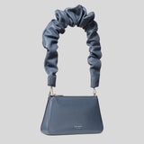 KATE SPADE Grace Glazed Leather Shoulder Bag Blue KN040