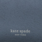 KATE SPADE Grace Glazed Leather Shoulder Bag Blue KN040