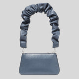 KATE SPADE Grace Glazed Leather Shoulder Bag Blue KN040