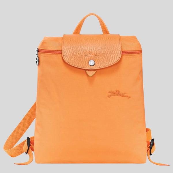 LONGCHAMP Le Pliage Green M Backpack Tangerine Orange L1699919