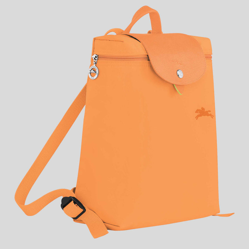 LONGCHAMP Le Pliage Green M Backpack Tangerine Orange L1699919