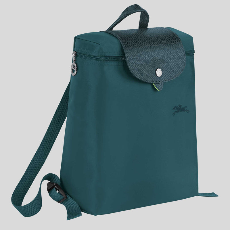 LONGCHAMP Le Pliage Green M Backpack Paon L1699919