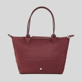 LONGCHAMP Le Pliage Green M Tote Bag Bordeaus L2605979