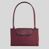 LONGCHAMP Le Pliage Green M Tote Bag Bordeaus L2605979
