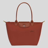 LONGCHAMP Le Pliage Green M Tote Bag Chestnut L2605919 lussocitta lusso citta