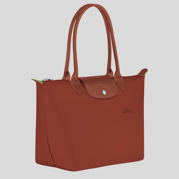 LONGCHAMP Le Pliage Green M Tote Bag Chestnut L2605919