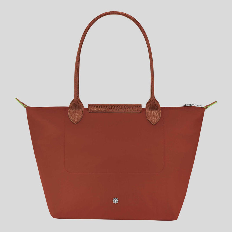 LONGCHAMP Le Pliage Green M Tote Bag Chestnut L2605919