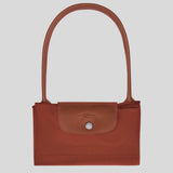 LONGCHAMP Le Pliage Green M Tote Bag Chestnut L2605919