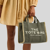 MARC JACOBS The Jacquard Medium Tote Bag Bronze Green M0017027
