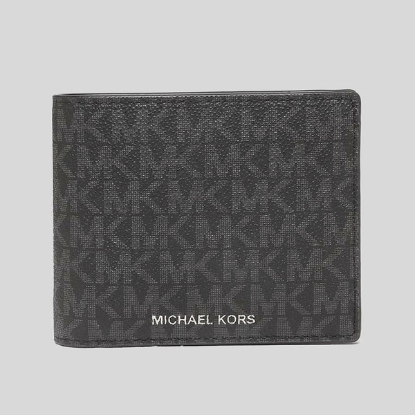 MICHAEL KORS Men's Cooper Billfold Wallet With Passcase Black 36U9LCRF6B