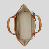 MCM Himmel Mini Shopper In Lauretos Oatmeal MWPESAC02I9001