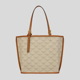 MCM Himmel Mini Shopper In Lauretos Oatmeal MWPESAC02I9001