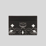 MCM Aren Card Case in Bandana Visetos Black MXADATA07BK001 lussocitta lusso citta