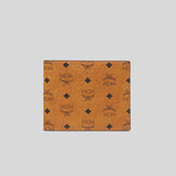 MCM Bifold Wallet In Visetos Original Cognac MXSAAVI04CO001 lussocitta lusso citta