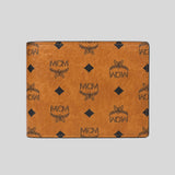 MCM Bifold Wallet In Visetos With Card Case Cognac MXSFATA03CO001