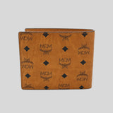 MCM Bifold Wallet In Visetos Original Cognac MXSFATA04CO001