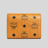MCM Tracy Trifold Wallet In Visetos Cognac MYSAAPA02CO001