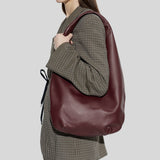 A.P.C. Le Neige Grained Leather Bag Wine PXCBC-F67008