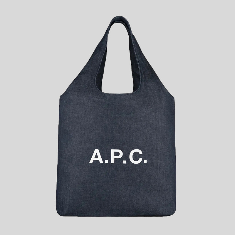 A.P.C Ninon Unisex Tote Bag Indigo COCSXM61565IAI lussocitta lusso citta