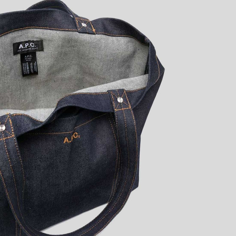 A.P.C. Thais Unisex Tote Bag Indigo COCSXM61832IAI